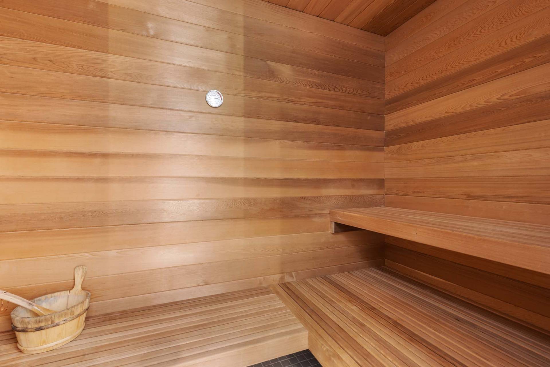 Sauna in Primary Bathroom