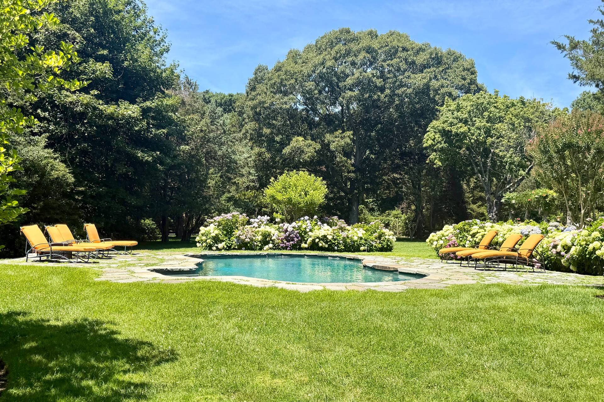 heated gunite pool