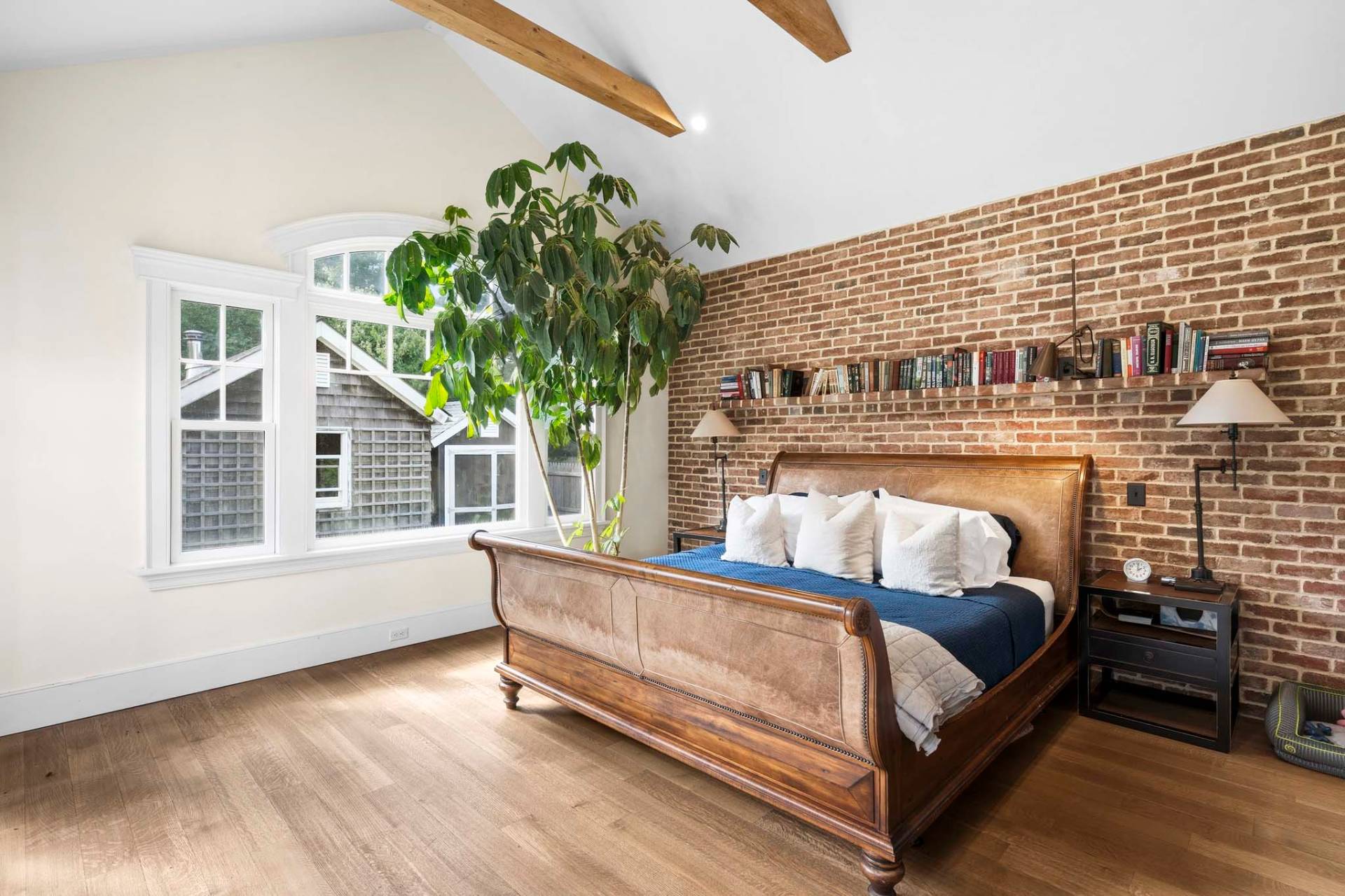 Primary with Brick Accent Wall